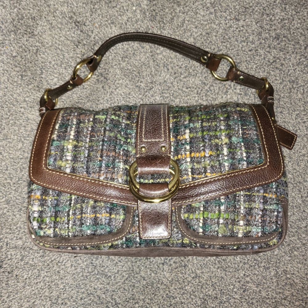 New Coach Chelsea Boucle Field Bag